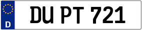 Truck License Plate